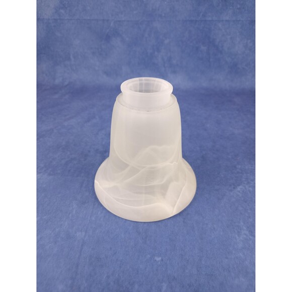 Frosted Glass Marble Pattern Replacement Lamp Shade For Chandelier OR Small Lamp - Picture 2 of 9